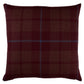 Purchase So6666504 | Montana Wool Plaid Pillow, Burgundy - Schumacher Pillows