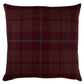 Purchase So6666505 | Montana Wool Plaid Pillow, Burgundy - Schumacher Pillows