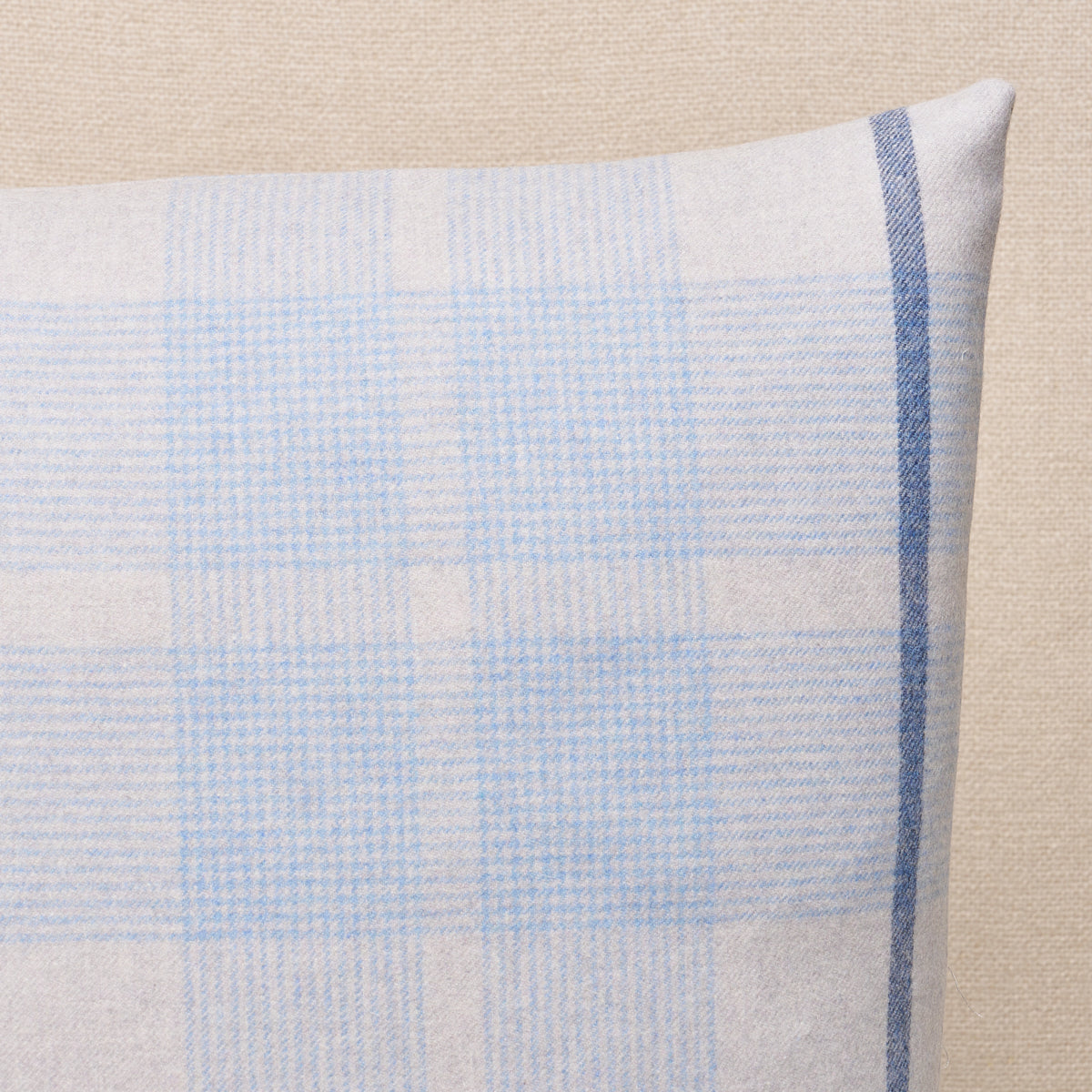 Purchase So6666706 | Montana Wool Plaid Pillow, Arctic - Schumacher Pillows