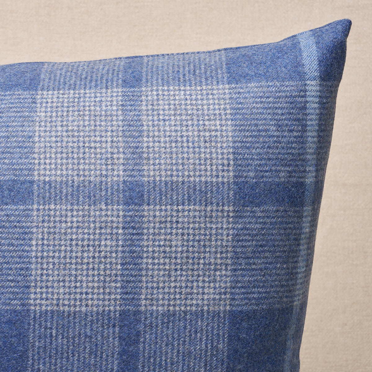 Purchase So6666805 | Montana Wool Plaid Pillow, Slate - Schumacher Pillows