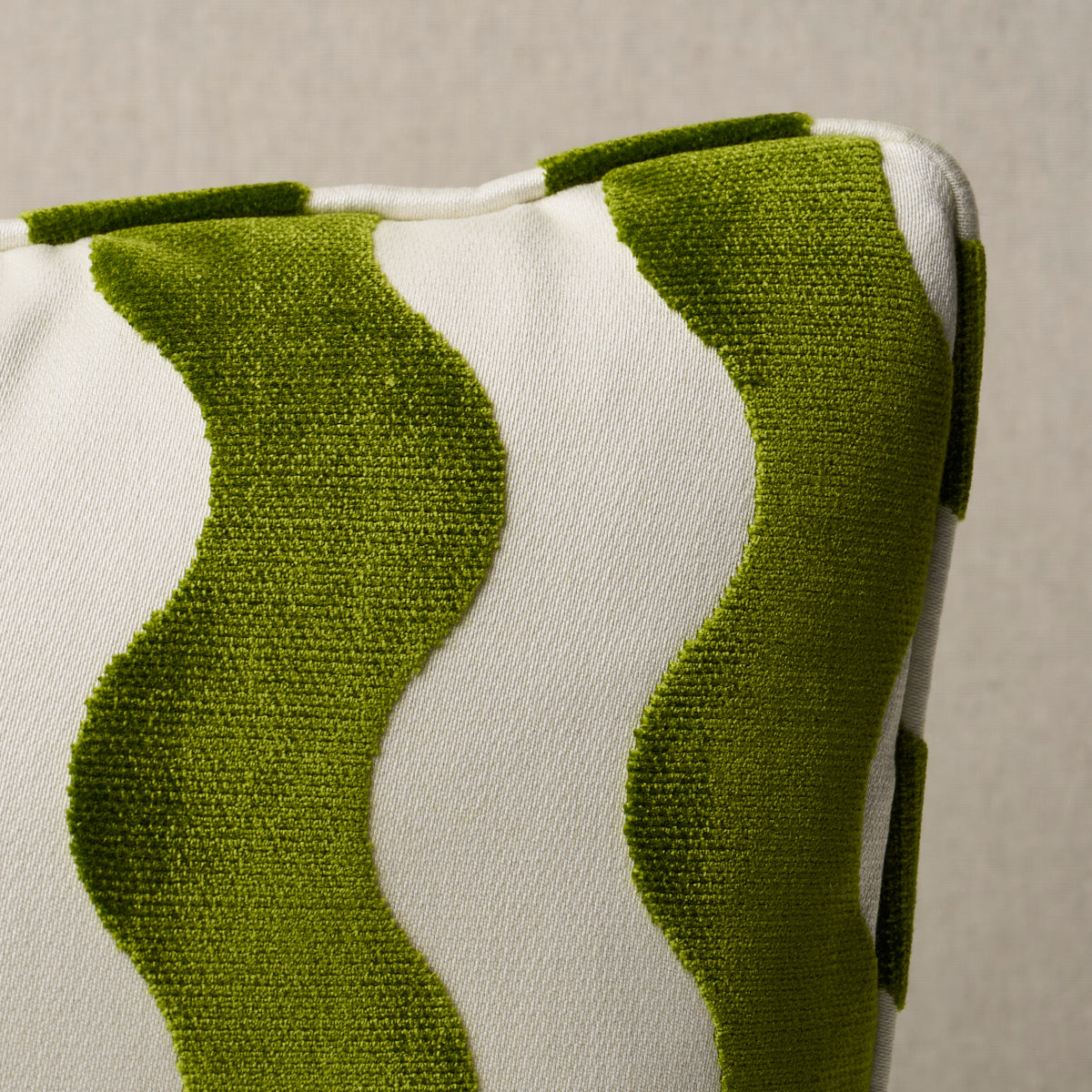 Purchase So6942218 | The Wave Pillow, Lettuce - Schumacher Pillows