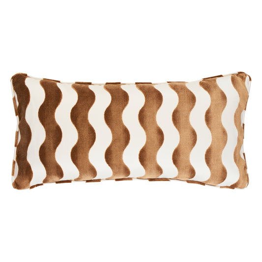 Purchase So6942618 | The Wave Pillow, Camel - Schumacher Pillows