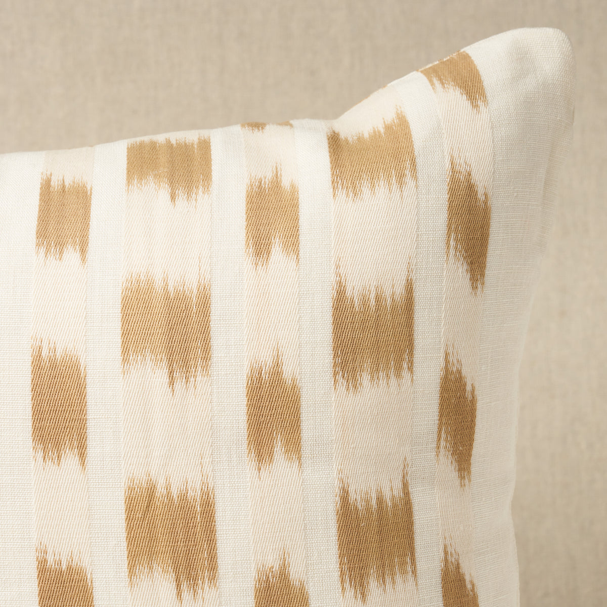 Purchase So6947405 | Izmir Ikat Stripe Pillow, Sand - Schumacher Pillows