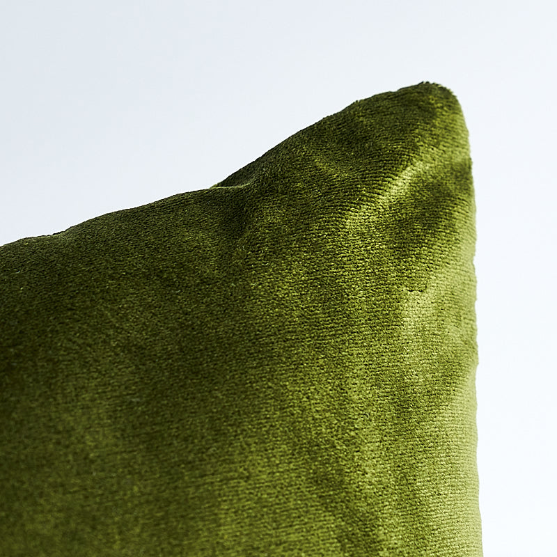 Purchase So7043805 | Venetian Silk Velvet Pillow, Moss - Schumacher Pillows