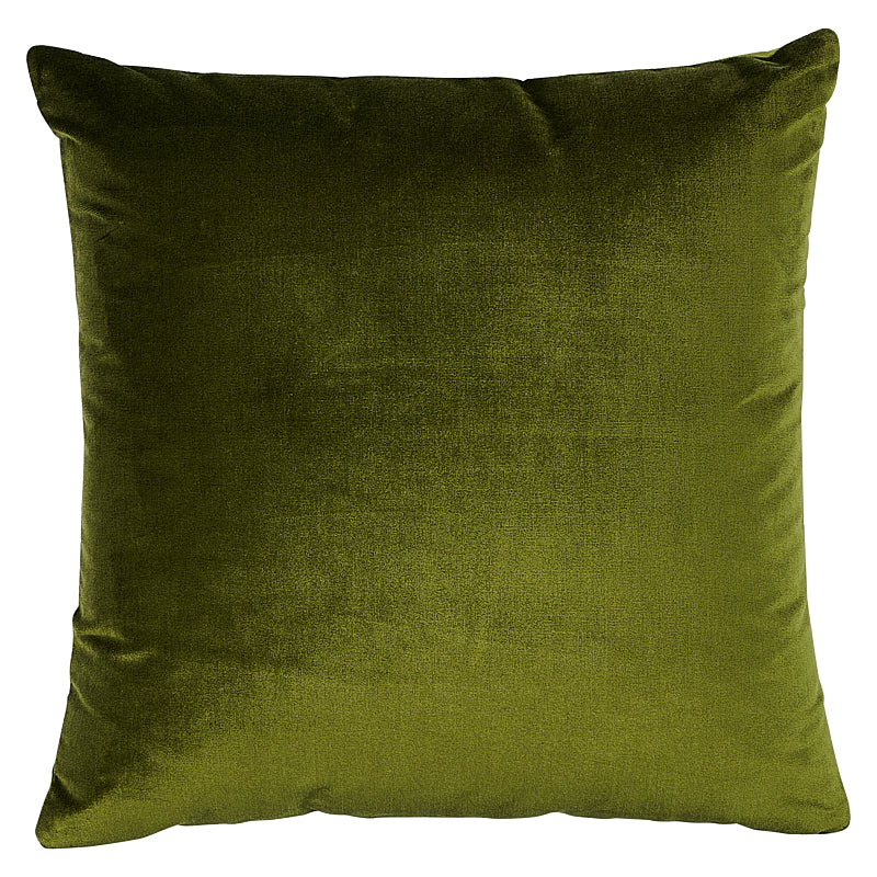 Purchase So7043805 | Venetian Silk Velvet Pillow, Moss - Schumacher Pillows