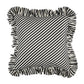 Purchase So7134005 | Brigitte Stripe Pillow, Black - Schumacher Pillows