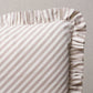 Purchase So7134304 | Brigitte Stripe Pillow, Taupe - Schumacher Pillows