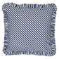 Purchase So7134402 | Brigitte Stripe Pillow, Navy - Schumacher Pillows