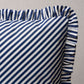 Purchase So7134403 | Brigitte Stripe Pillow, Navy - Schumacher Pillows