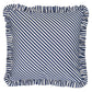 Purchase So7134403 | Brigitte Stripe Pillow, Navy - Schumacher Pillows