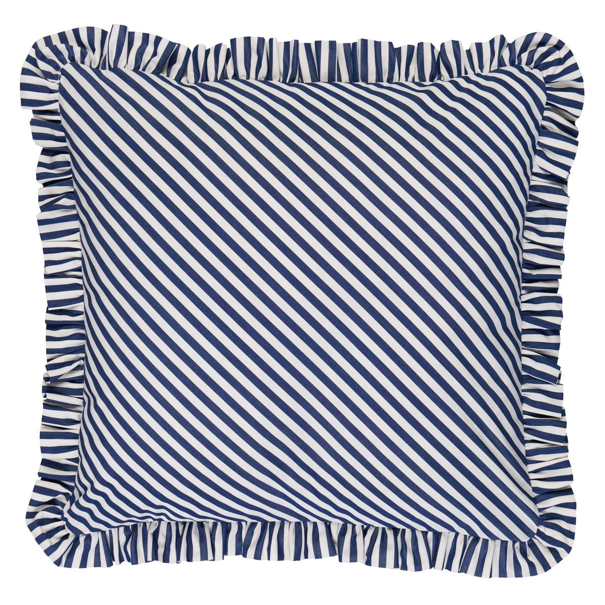 Purchase So7134403 | Brigitte Stripe Pillow, Navy - Schumacher Pillows