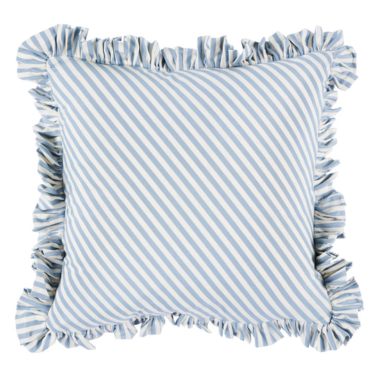 Purchase So7134505 | Brigitte Stripe Pillow, Sky - Schumacher Pillows