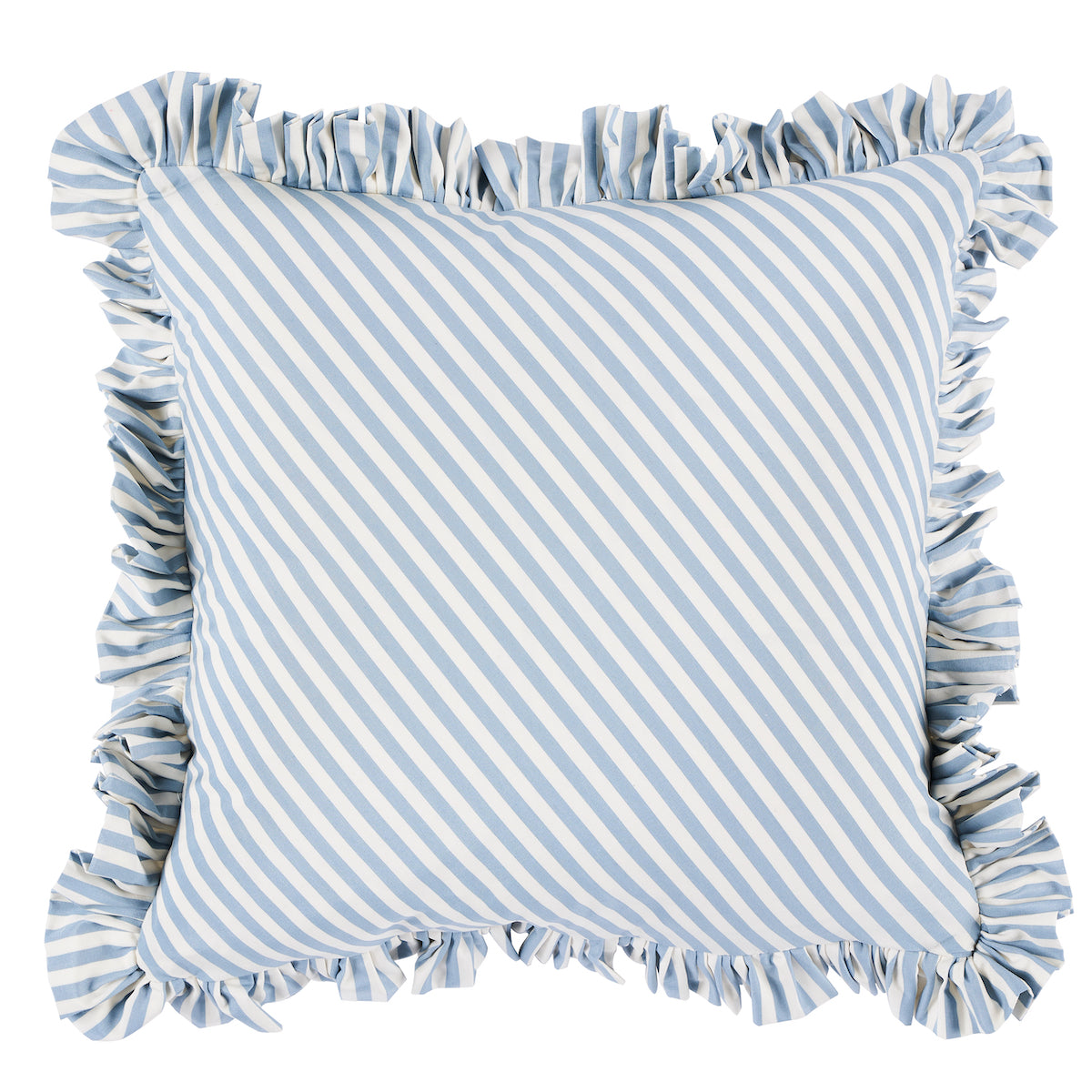 Purchase So7134506 | Brigitte Stripe Pillow, Sky - Schumacher Pillows