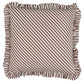 Purchase So7134703 | Brigitte Stripe Pillow, Brown - Schumacher Pillows
