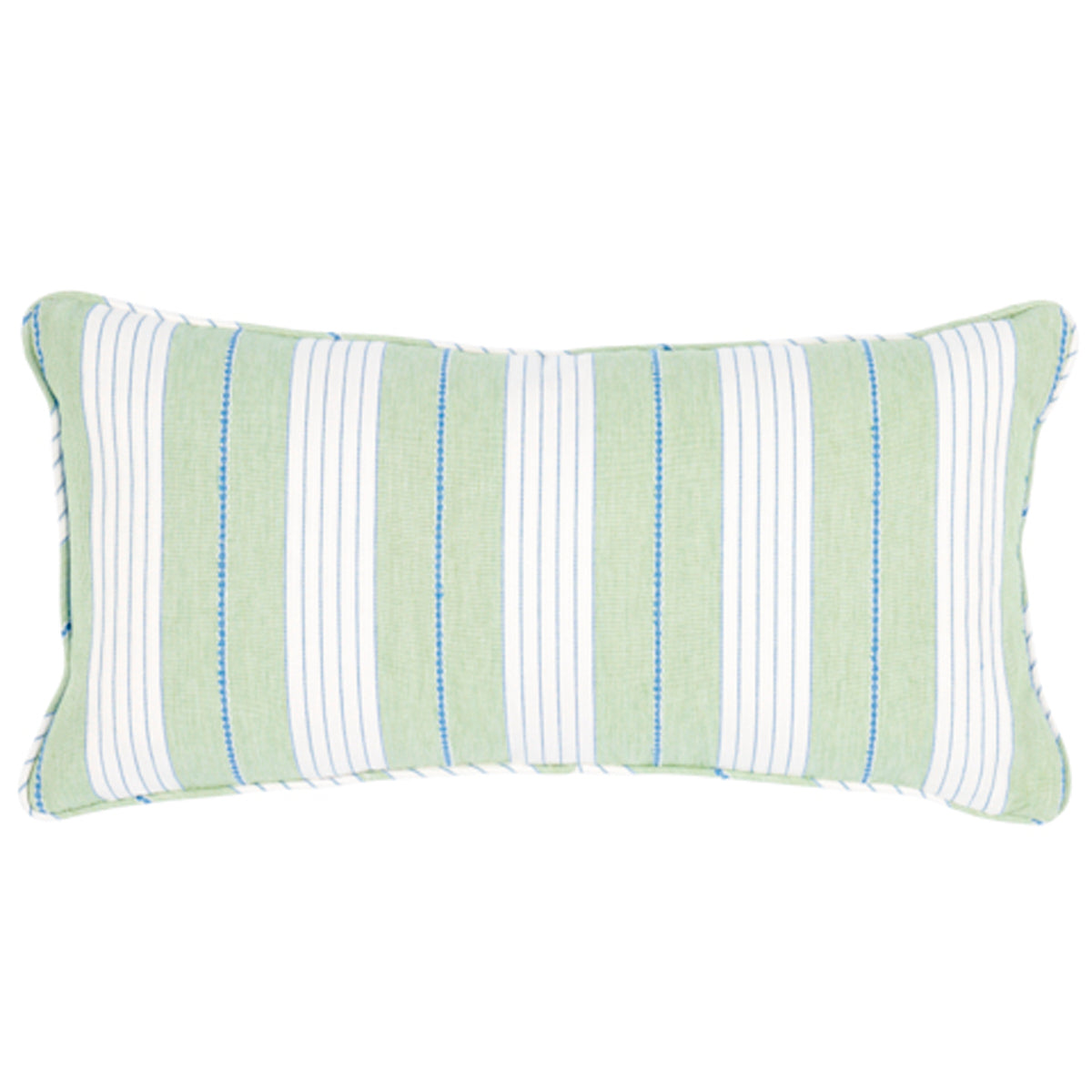 Purchase So7137618 | Audrey Stripe Pillow, Green - Schumacher Pillows