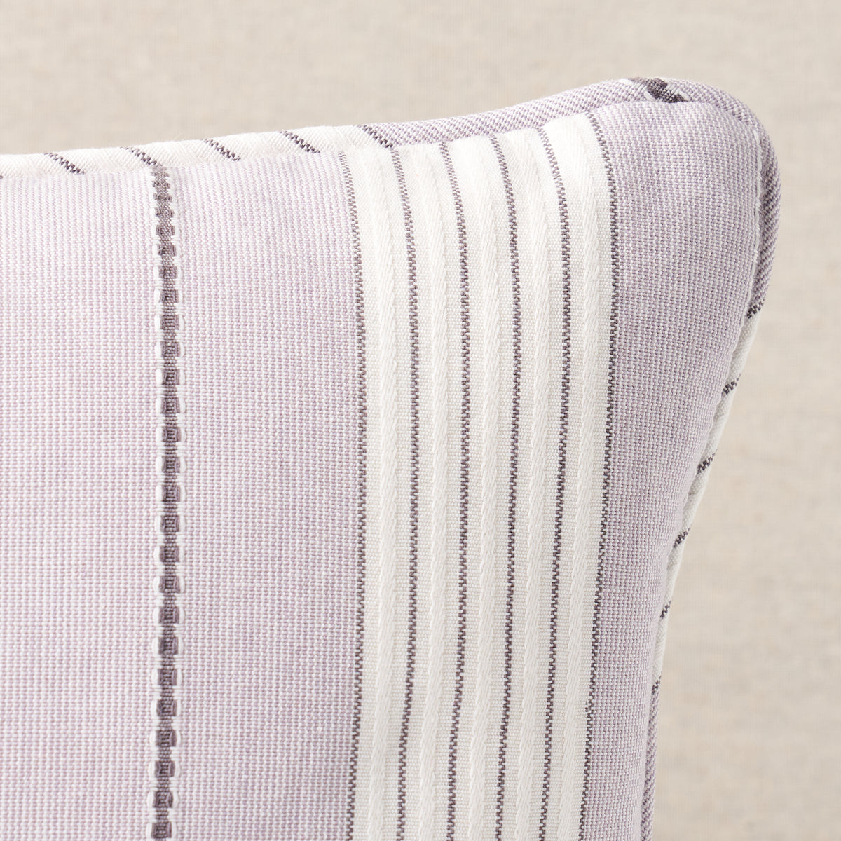 Purchase So7137718 | Audrey Stripe Pillow, Lilac - Schumacher Pillows