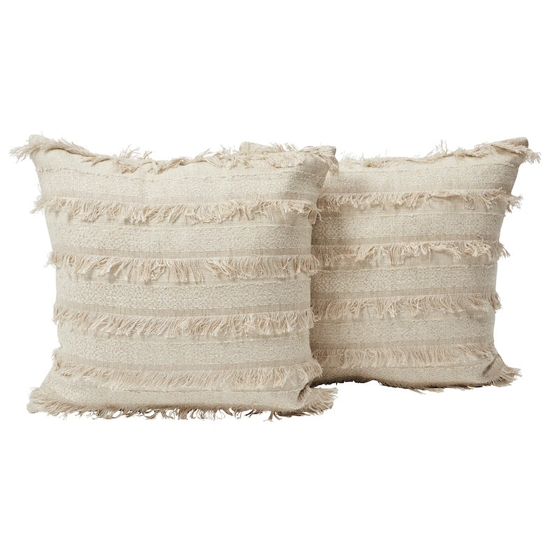 Purchase So7265004 | Acadia Pillow, Greige - Schumacher Pillows