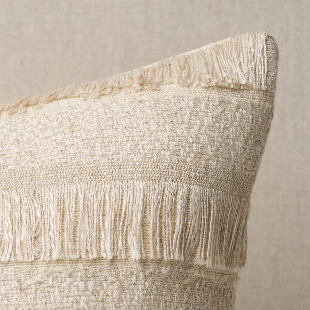 Purchase So7265018 | Acadia Pillow, Greige - Schumacher Pillows