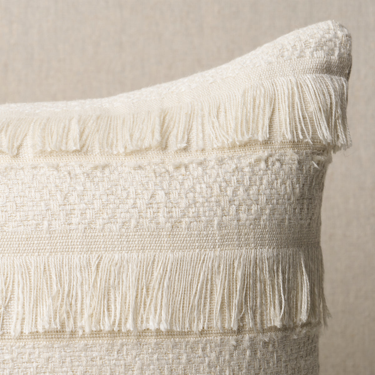 Purchase So7265106 | Acadia Pillow, Ivory - Schumacher Pillows