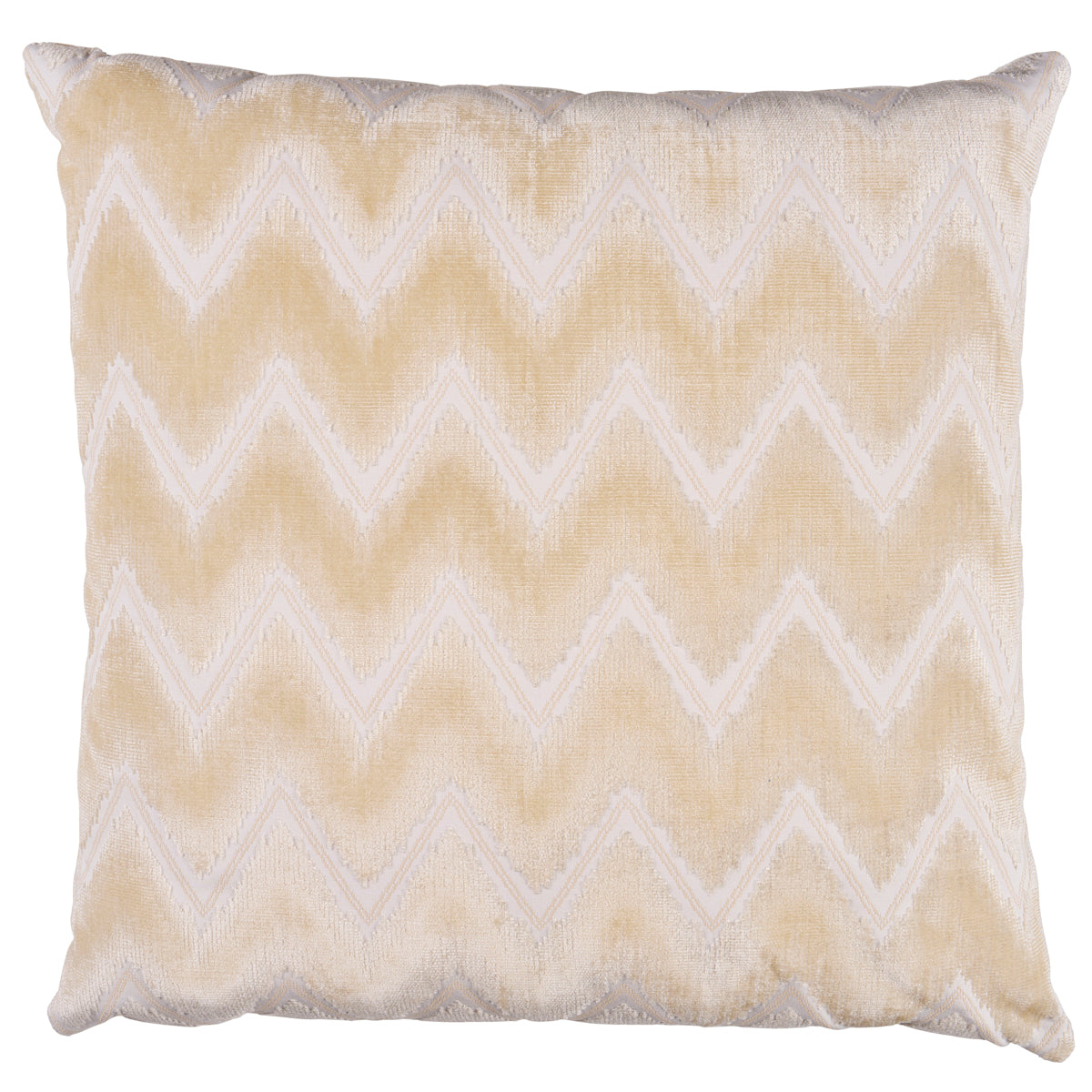 Purchase So7284406 | Chevron Velvet Pillow, Champagne - Schumacher Pillows
