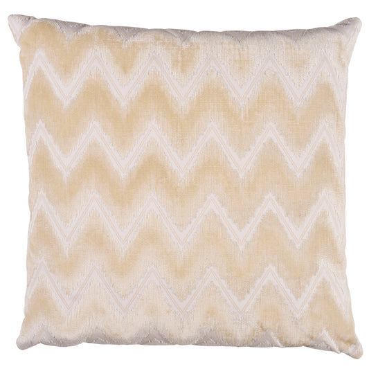 Purchase So7284406 | Chevron Velvet Pillow, Champagne - Schumacher Pillows