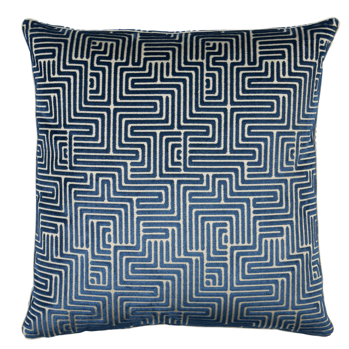 Purchase So7295804 | Lisboa Velvet Pillow, Midnight Blue - Schumacher Pillows