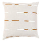 Purchase So7403006 | Overlapping Dashes Pillow, Brown & White - Schumacher Pillows