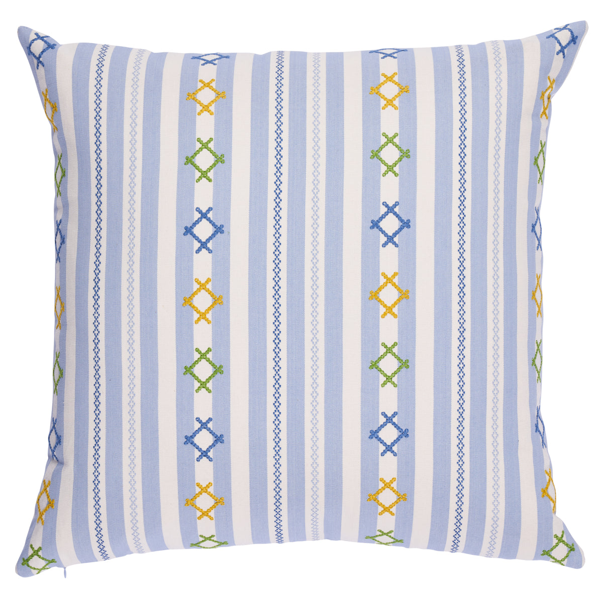 Purchase So7446206 | Rhodes Stripe Pillow, Sky - Schumacher Pillows