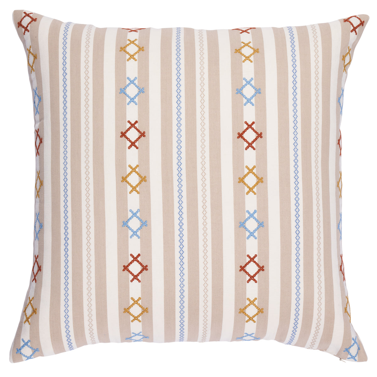 Purchase So7446305 | Rhodes Stripe Pillow, Neutral - Schumacher Pillows