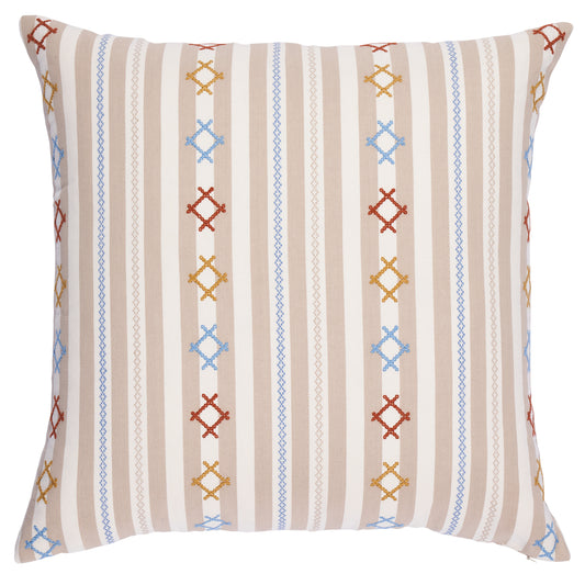 Purchase So7446305 | Rhodes Stripe Pillow, Neutral - Schumacher Pillows