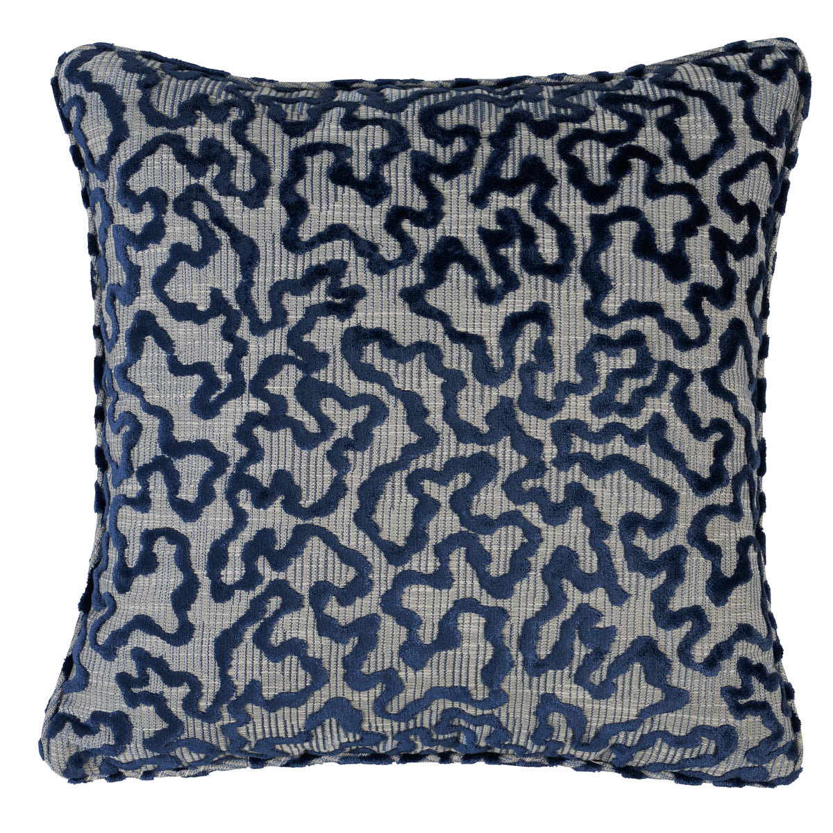 Purchase So7522204 | Janis Velvet Pillow, Blue - Schumacher Pillows