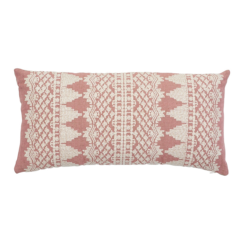 Purchase So7547318 | Wentworth Embroidery Pillow, Rose - Schumacher Pillows