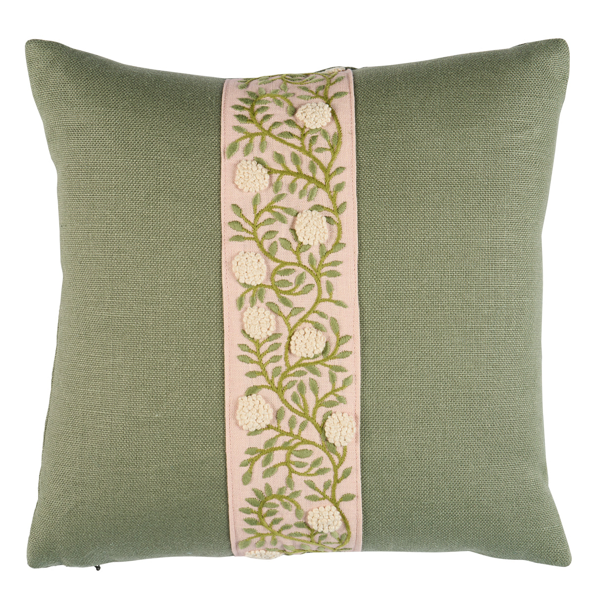 Purchase So7629604 | Ashoka Pillow, Leaf & Blush - Schumacher Pillows