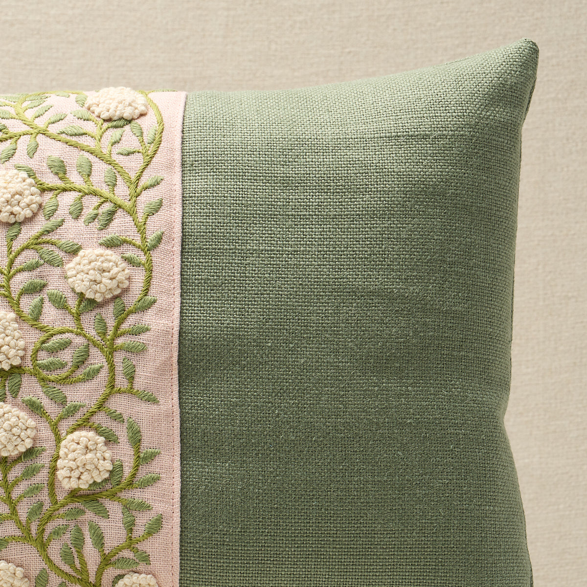 Purchase So7629611 | Ashoka Pillow, Leaf & Blush - Schumacher Pillows