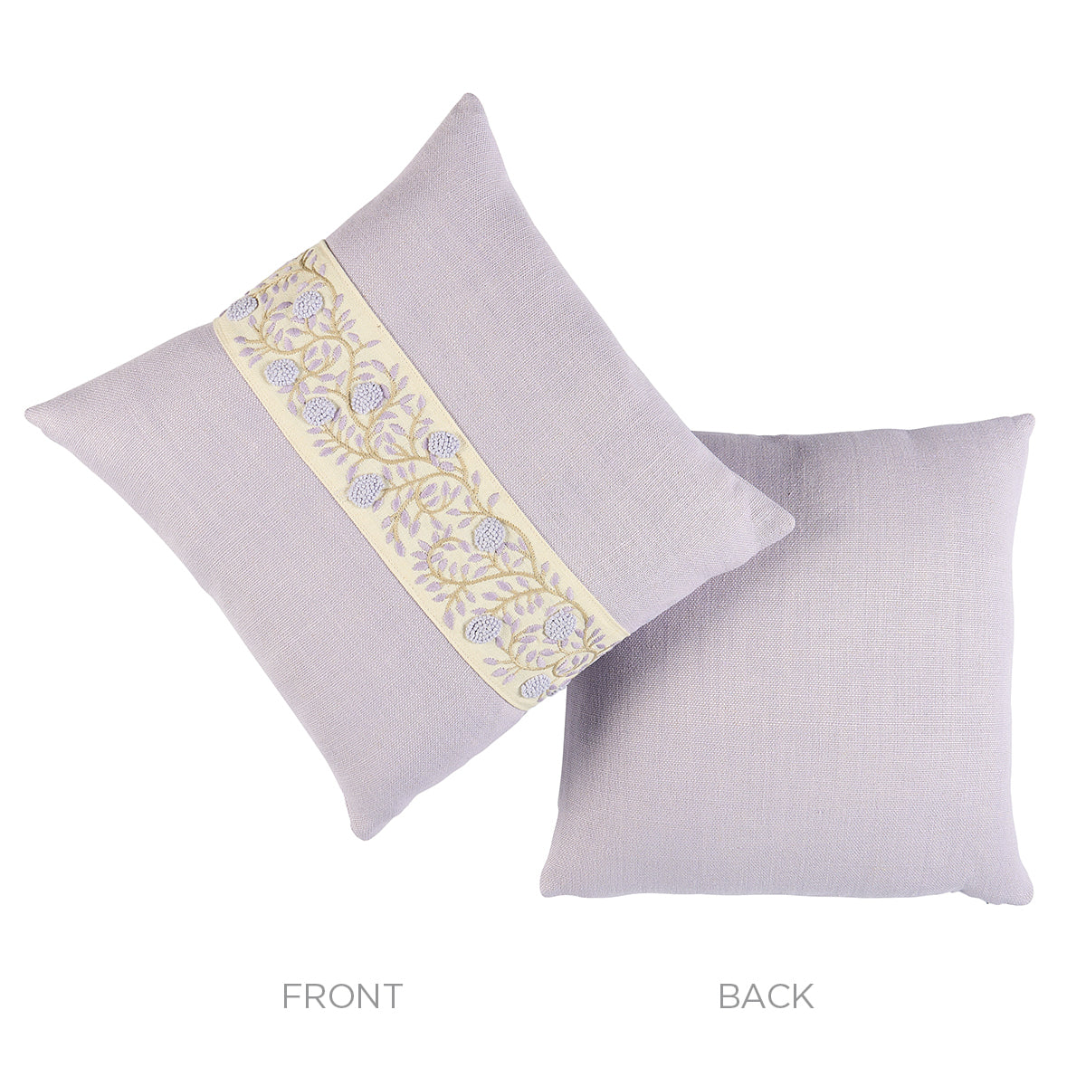 Purchase So7629704 | Ashoka Pillow, Lilac & Cream - Schumacher Pillows