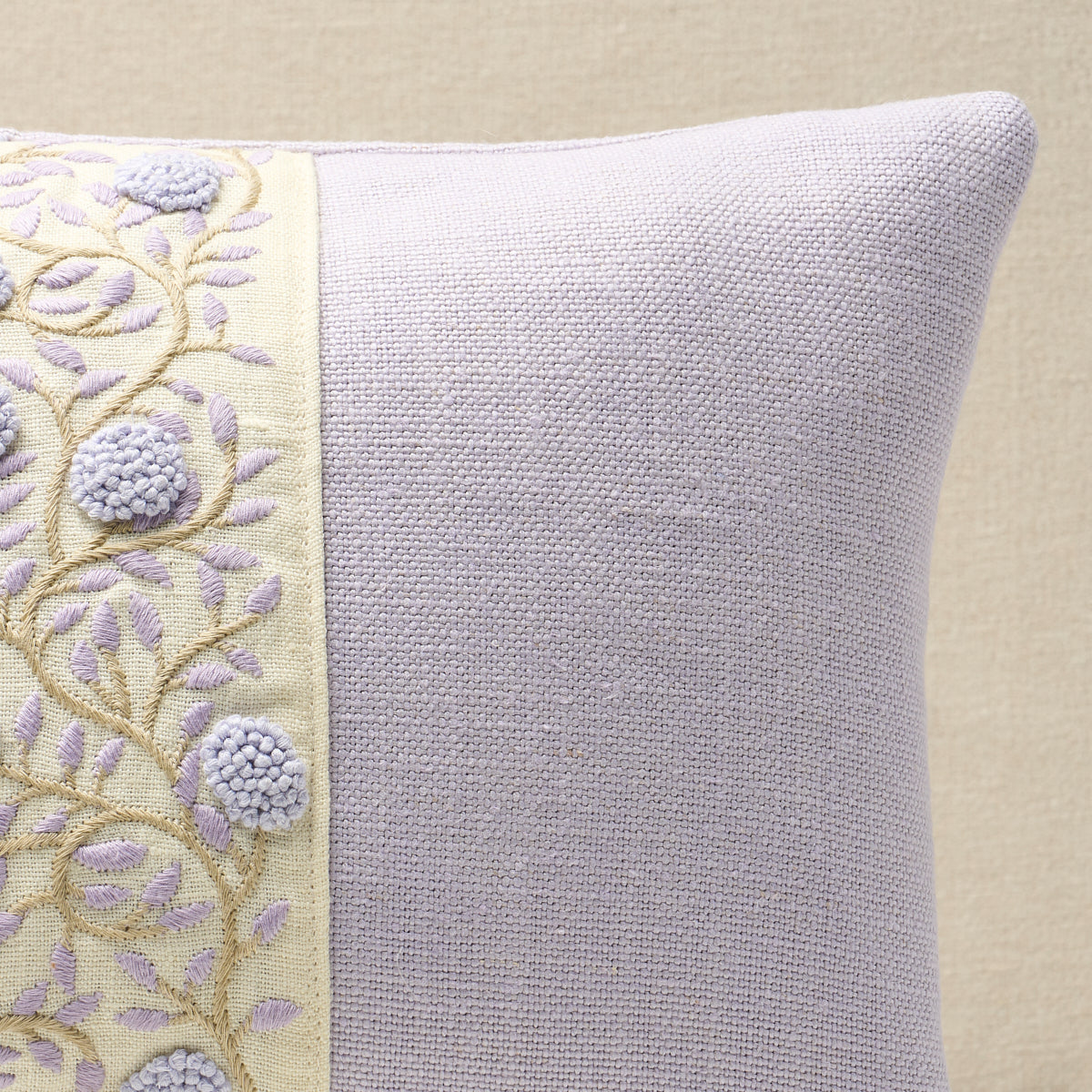 Purchase So7629704 | Ashoka Pillow, Lilac & Cream - Schumacher Pillows