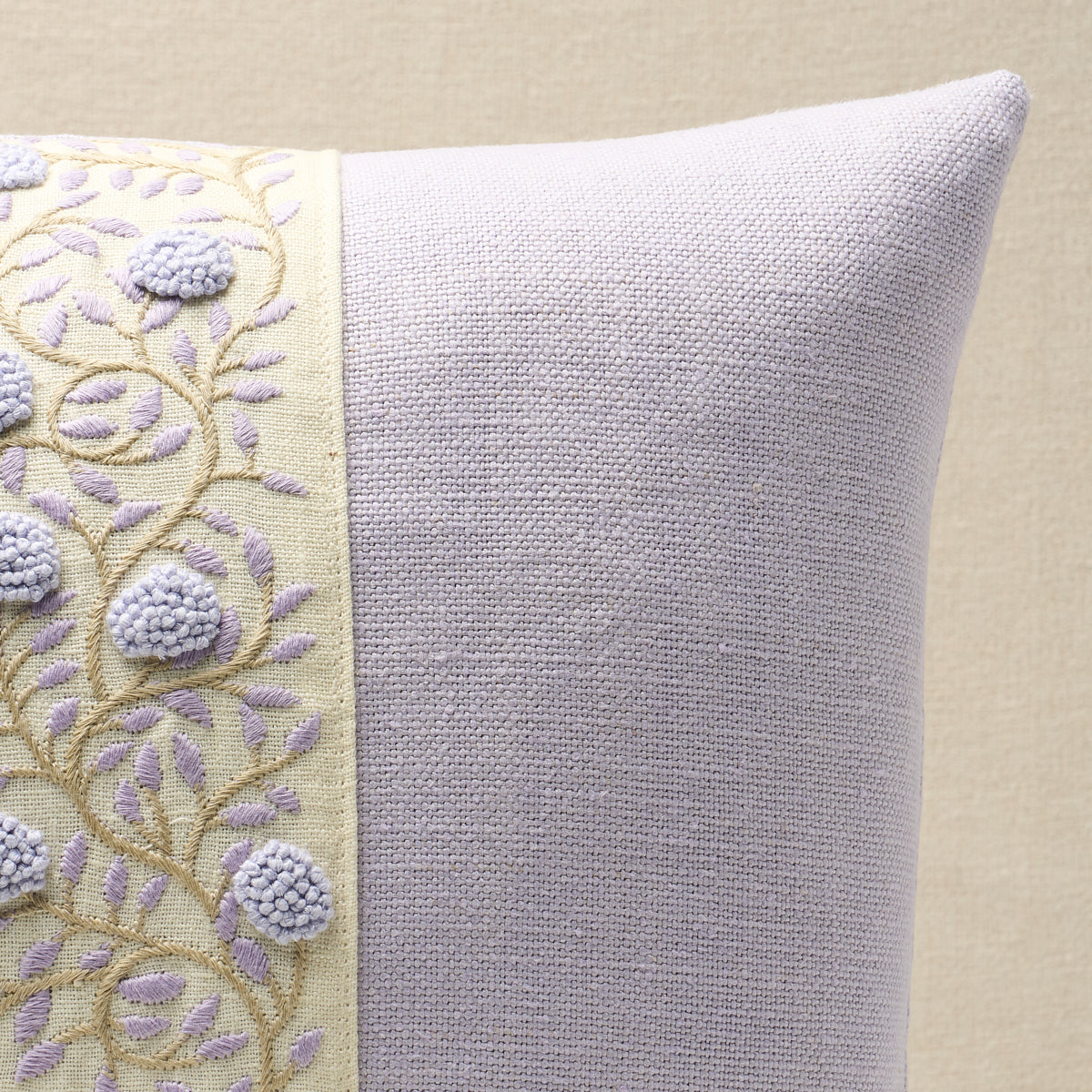 Purchase So7629711 | Ashoka Pillow, Lilac & Cream - Schumacher Pillows