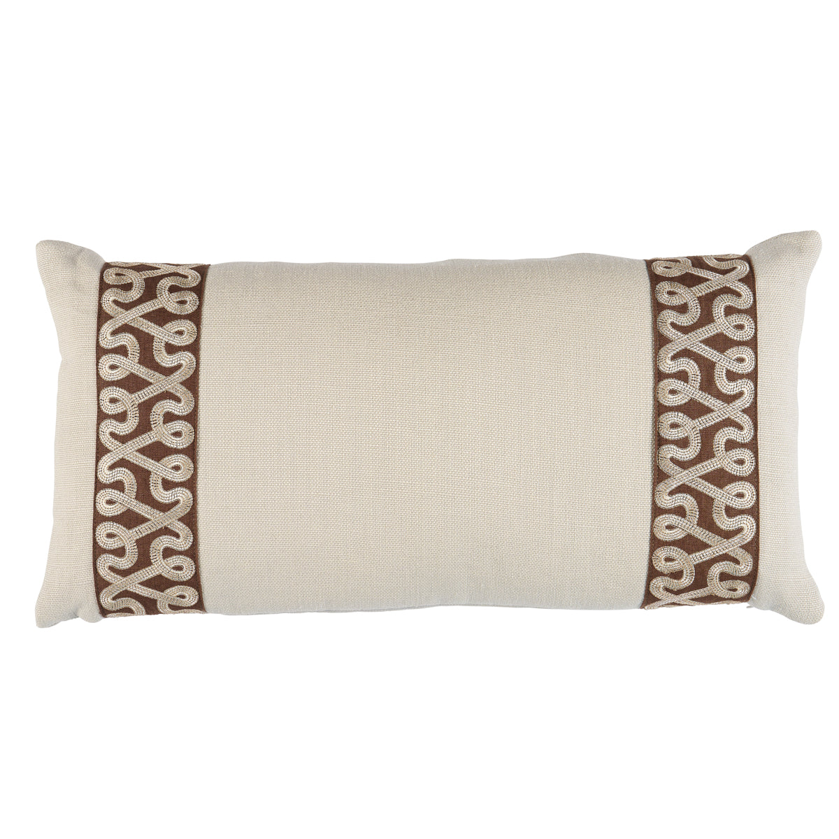 Purchase So7673618 | Freeform Pillow, Chocolate - Schumacher Pillows