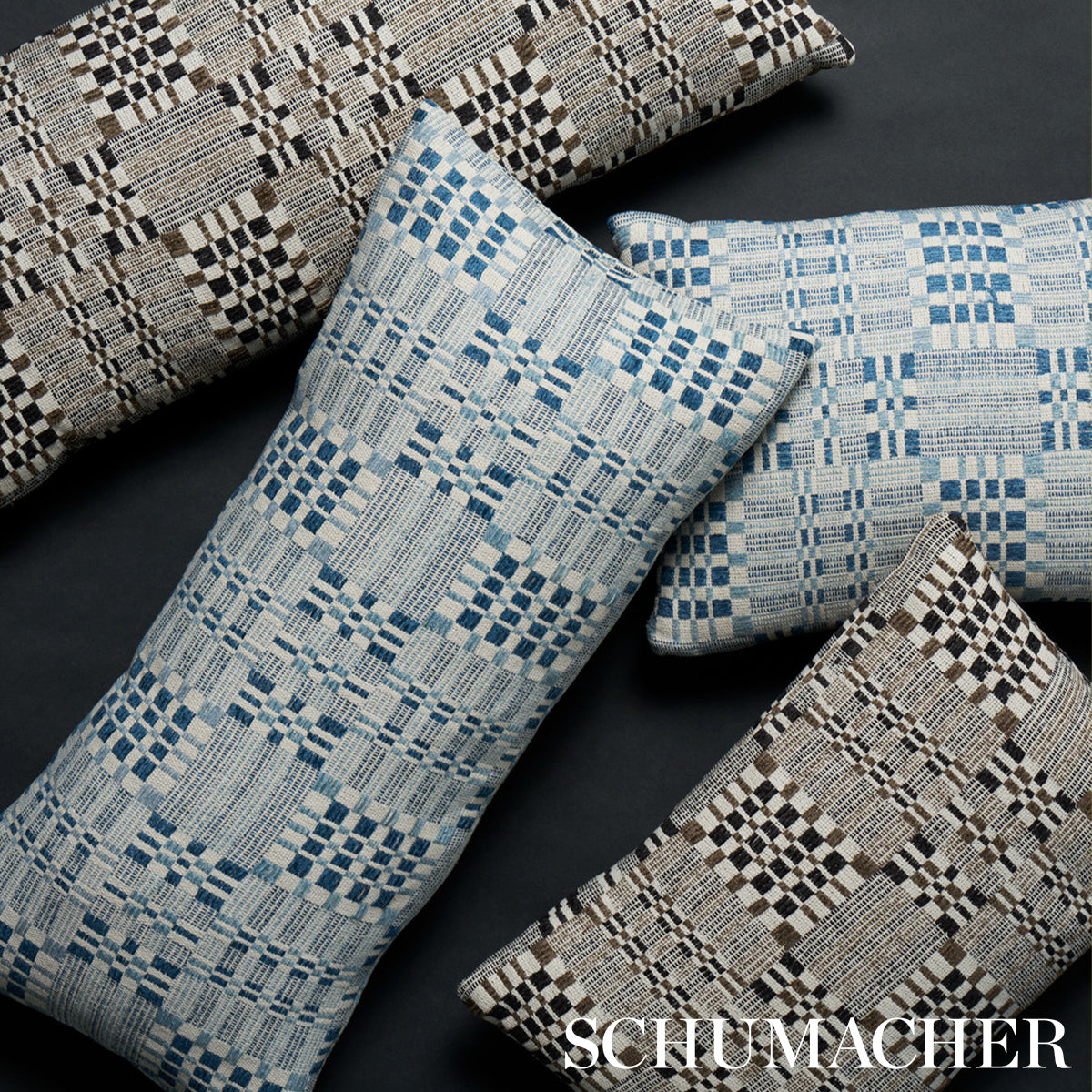 Purchase So7694018 | Brimfield Pillow, Indigo - Schumacher Pillows