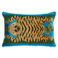 Purchase So7723015 | Jokhang Tiger Velvet Pillow, Peacock - Schumacher Pillows