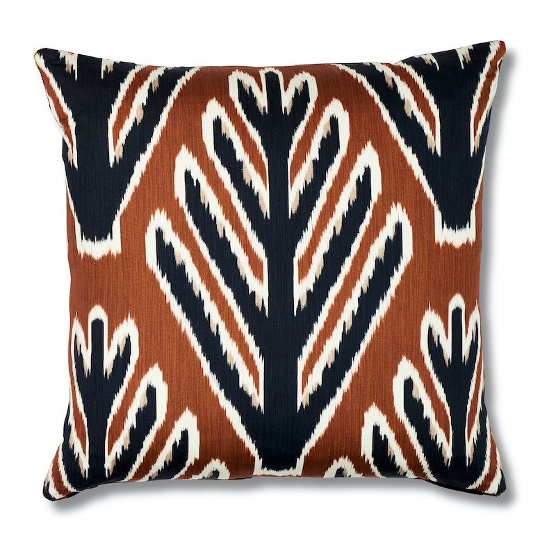 Purchase So7723204 | Jokhang Tiger Velvet Pillow, Brown & Black - Schumacher Pillows