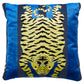 Purchase So7723404 | Jokhang Tiger Velvet Pillow, Blue - Schumacher Pillows