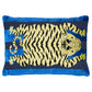 Purchase So7723415 | Jokhang Tiger Velvet Pillow, Blue - Schumacher Pillows