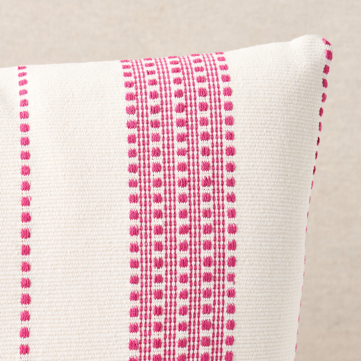 Pink best sale striped pillow