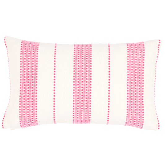 Purchase So7909514 | Lubeck Stripe Pillow, Pink - Schumacher Pillows