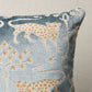 Purchase So8008004 | Woodland Leopard Velvet Pillow, Mineral - Schumacher Pillows