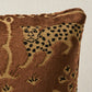 Purchase So8008318 | Woodland Leopard Velvet Pillow, Sepia - Schumacher Pillows