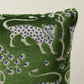 Purchase So8008404 | Woodland Leopard Velvet Pillow, Emerald - Schumacher Pillows