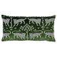 Purchase So8008418 | Woodland Leopard Velvet Pillow, Emerald - Schumacher Pillows
