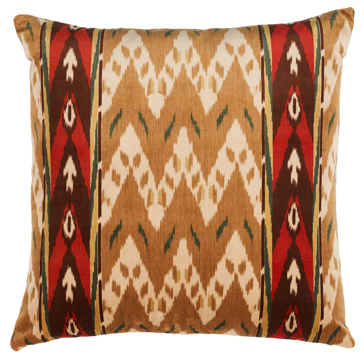 Purchase So8024006 | Samar Ikat Velvet Pillow, Gold - Schumacher Pillows